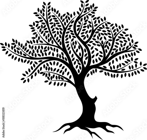 tree silhouette for you design