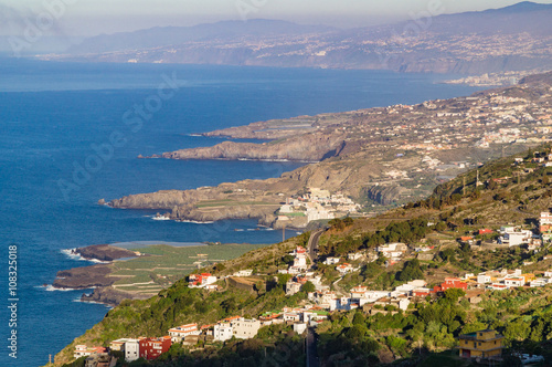 Northern coastline of Tenerife island