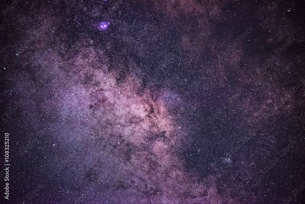 The center of the milky way galaxy, Night sky, Milky way close-up