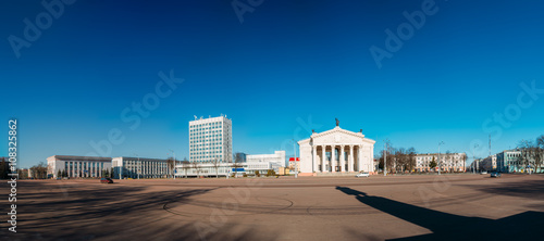 Building Of Gomel Regional Drama Theatre On The Lenin Square in 