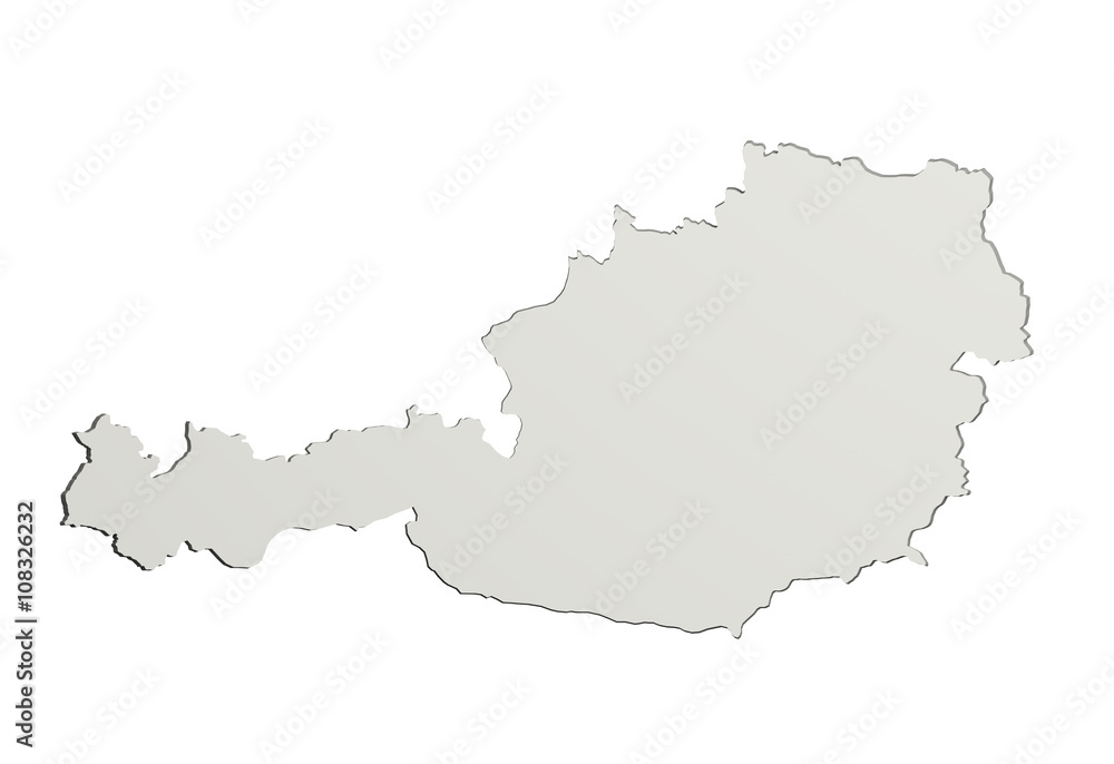 Fototapeta premium Austria map