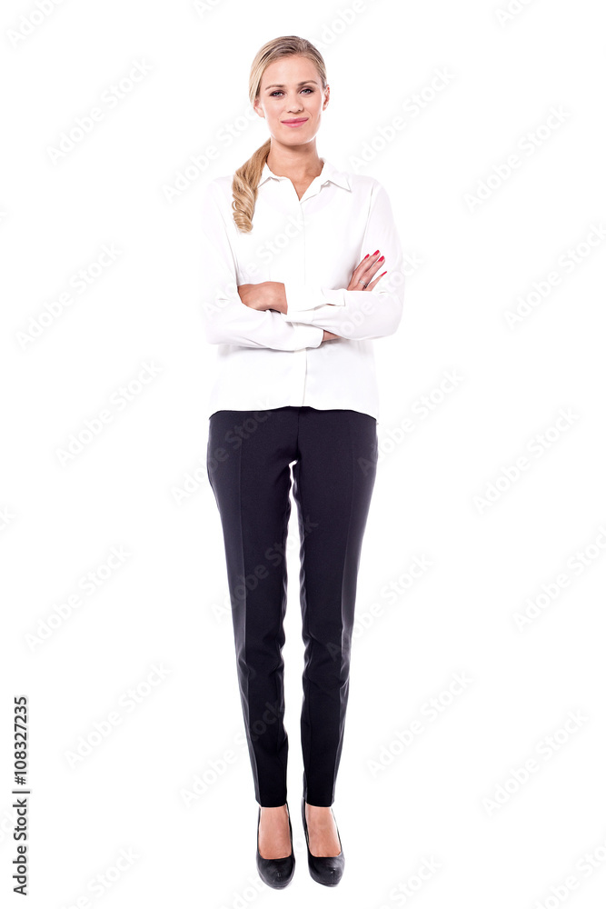 Full length portrait of a business professional Full length portrait of a business professional