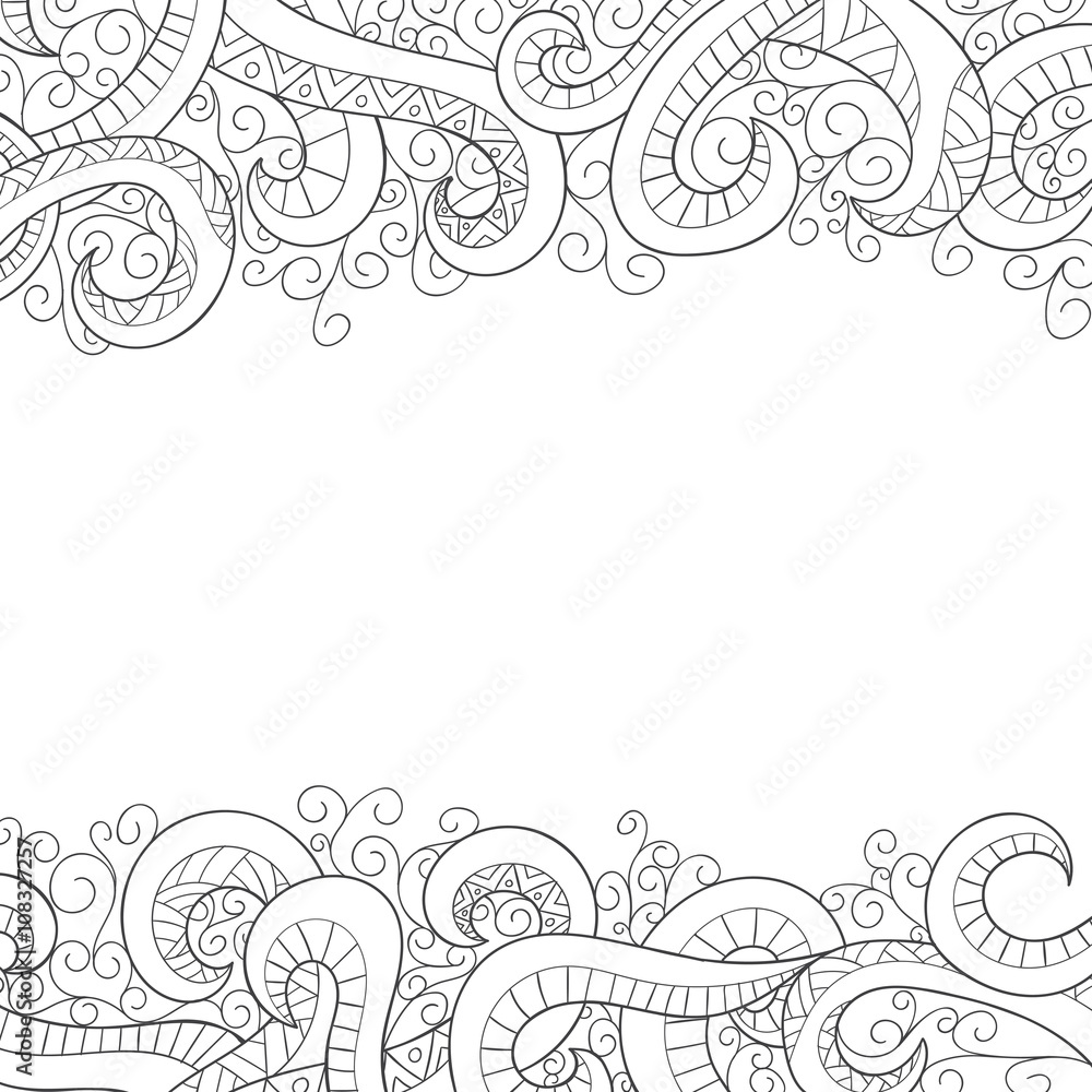 Background with doddle pattern Background with doddle pattern