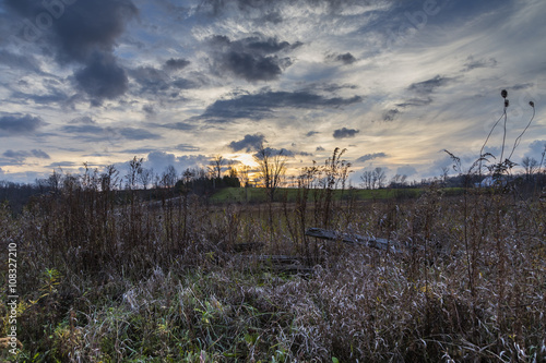 Scenic Rural Countryside Sunset © Chris Gardiner
