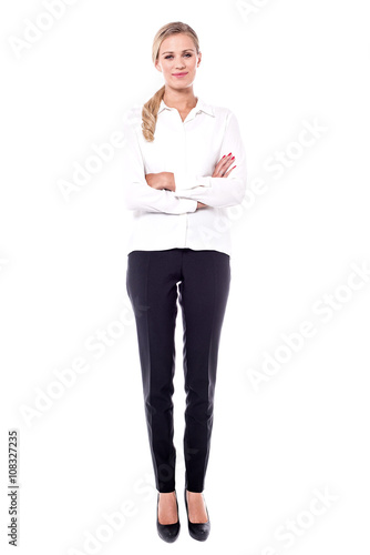 Full length portrait of a business professional