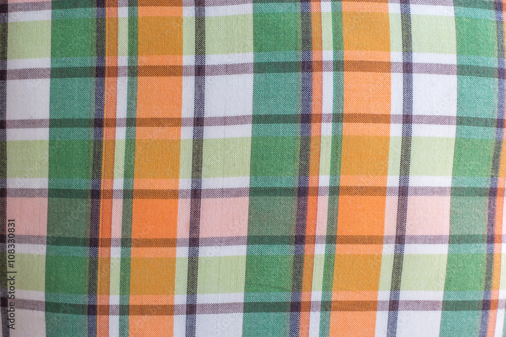 Thai traditional textile with various color and good for using as background Thai traditional textile with various color and good for using as background