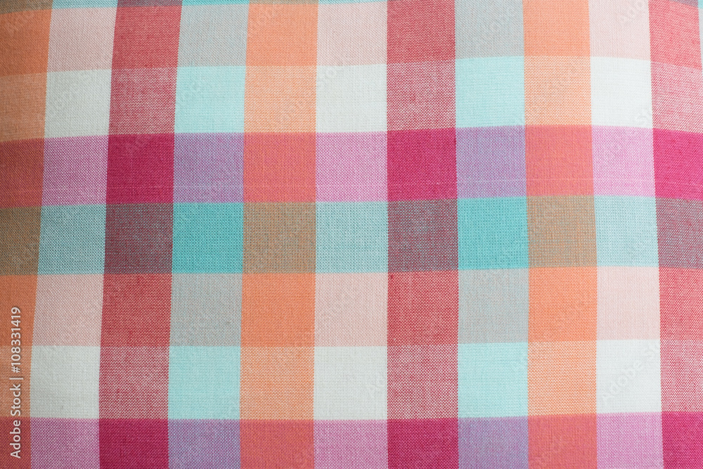 Thai traditional textile with various color and good for using as background Thai traditional textile with various color and good for using as background