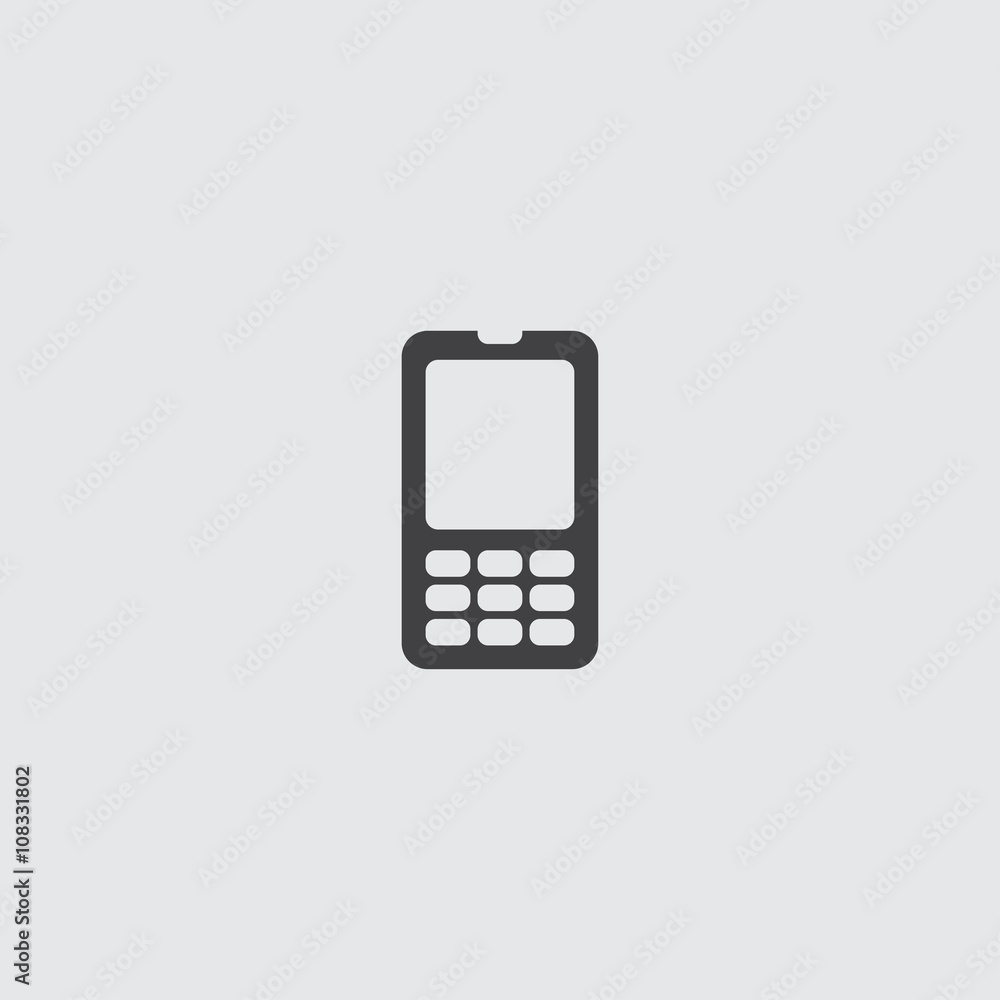 phone icon, connection and ring phone icon, connection and ring