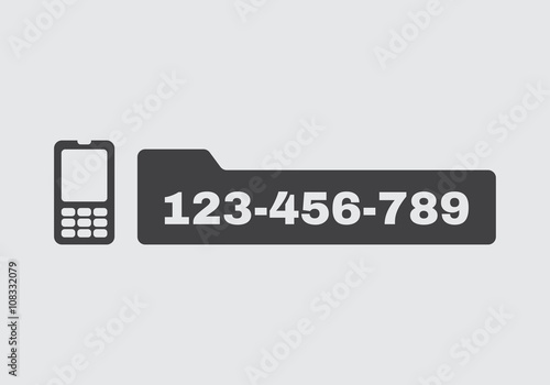phone banner template, phone icon