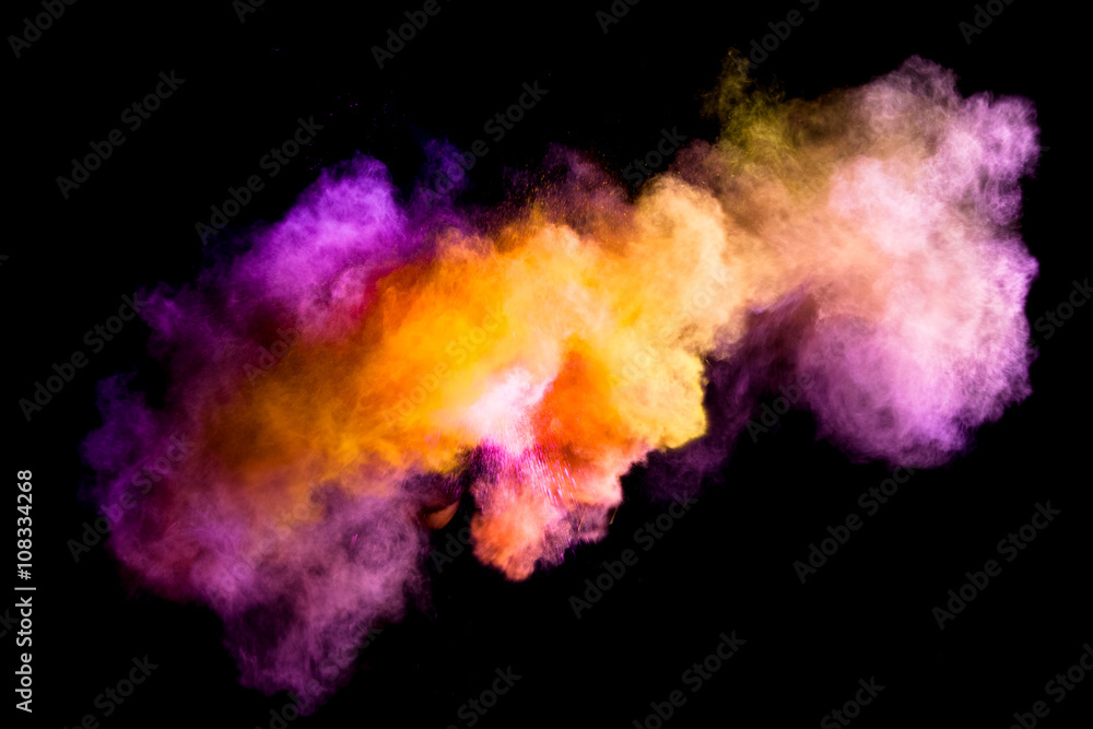 Colorful powders