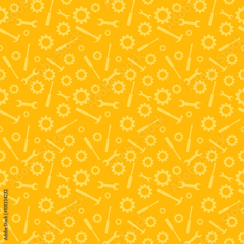 Obraz na płótnie Industrial tools seamless pattern w salonie