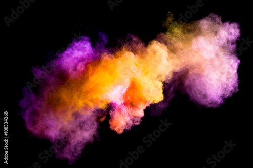 Obraz na płótnie Colorful powders w salonie