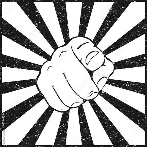 Pointing finger