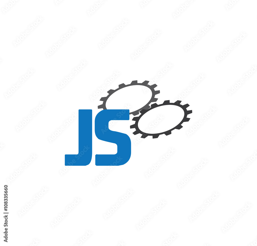 js alphabet with 2 gears js alphabet with 2 gears