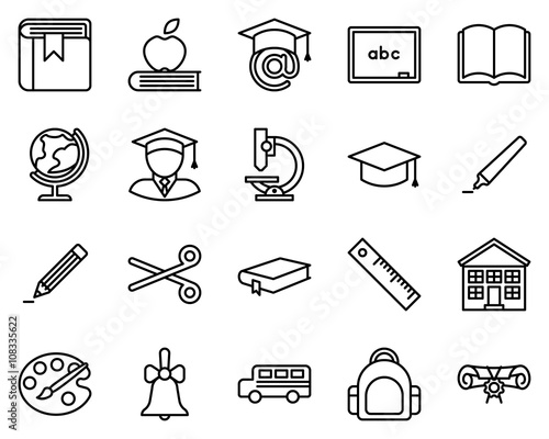 Education Icon Set