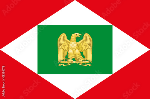 napoleonic italian kingdom historical flag, italy