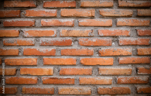 Background of old vintage brick wall.