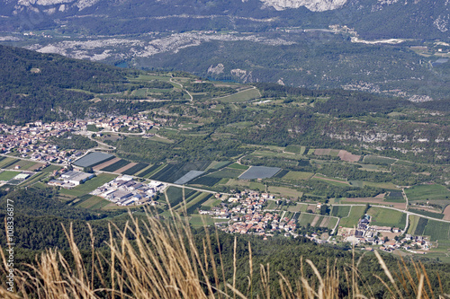 Piana rotaliana vista da monte bondone photo