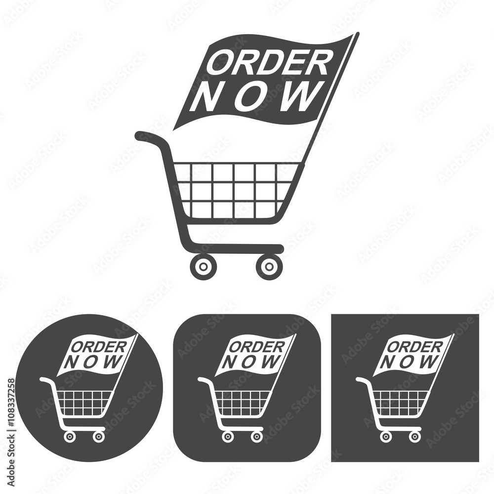 Shopping Cart - vector icons set Shopping Cart - vector icons set
