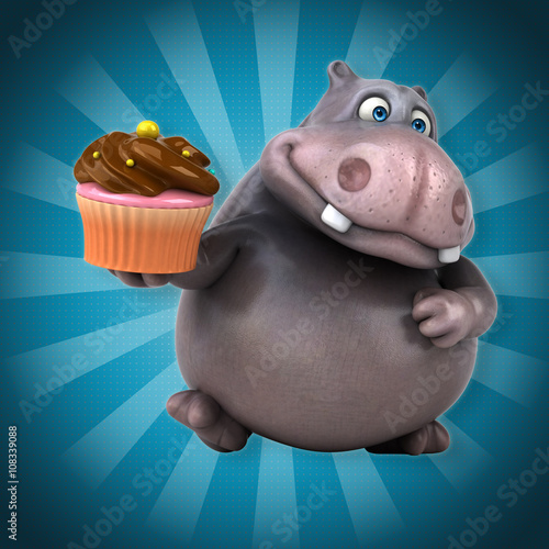 Fun hippo