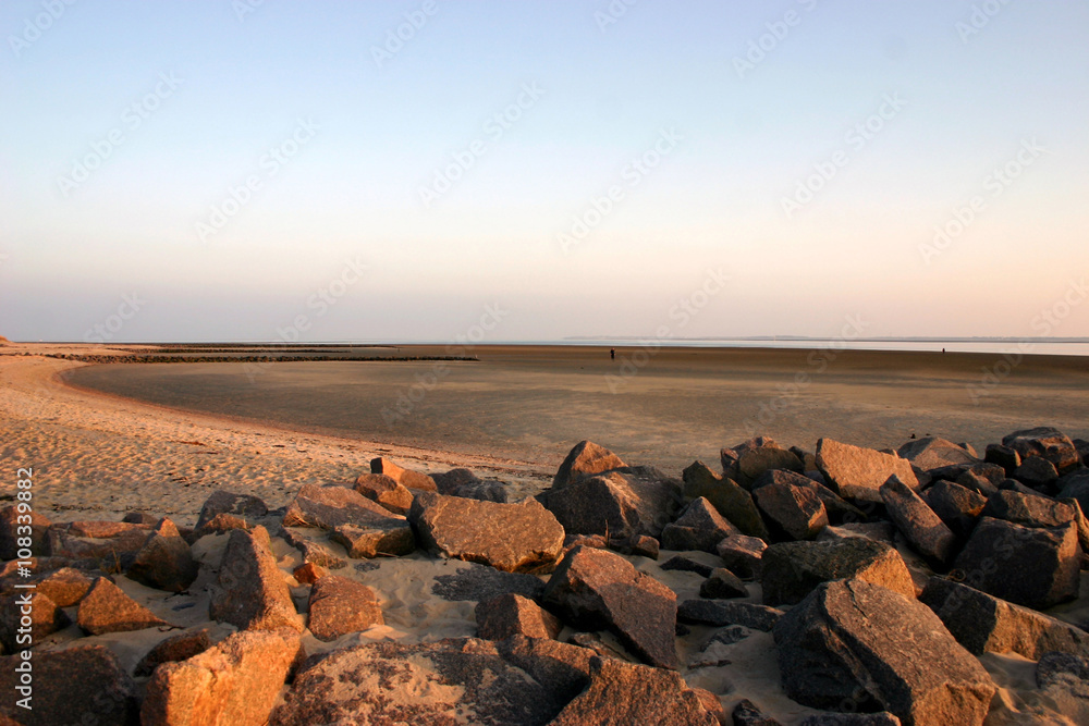 Ebbe auf der Insel Föhr