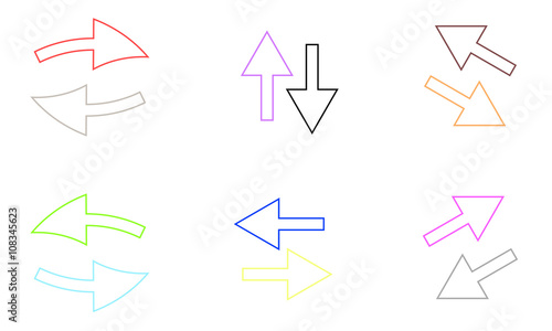 shaped sign arrow indicating a direction