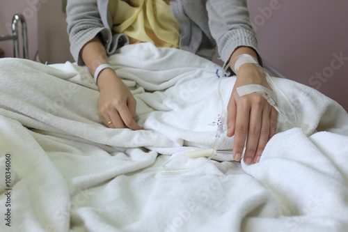 Of saline into the body for treatment