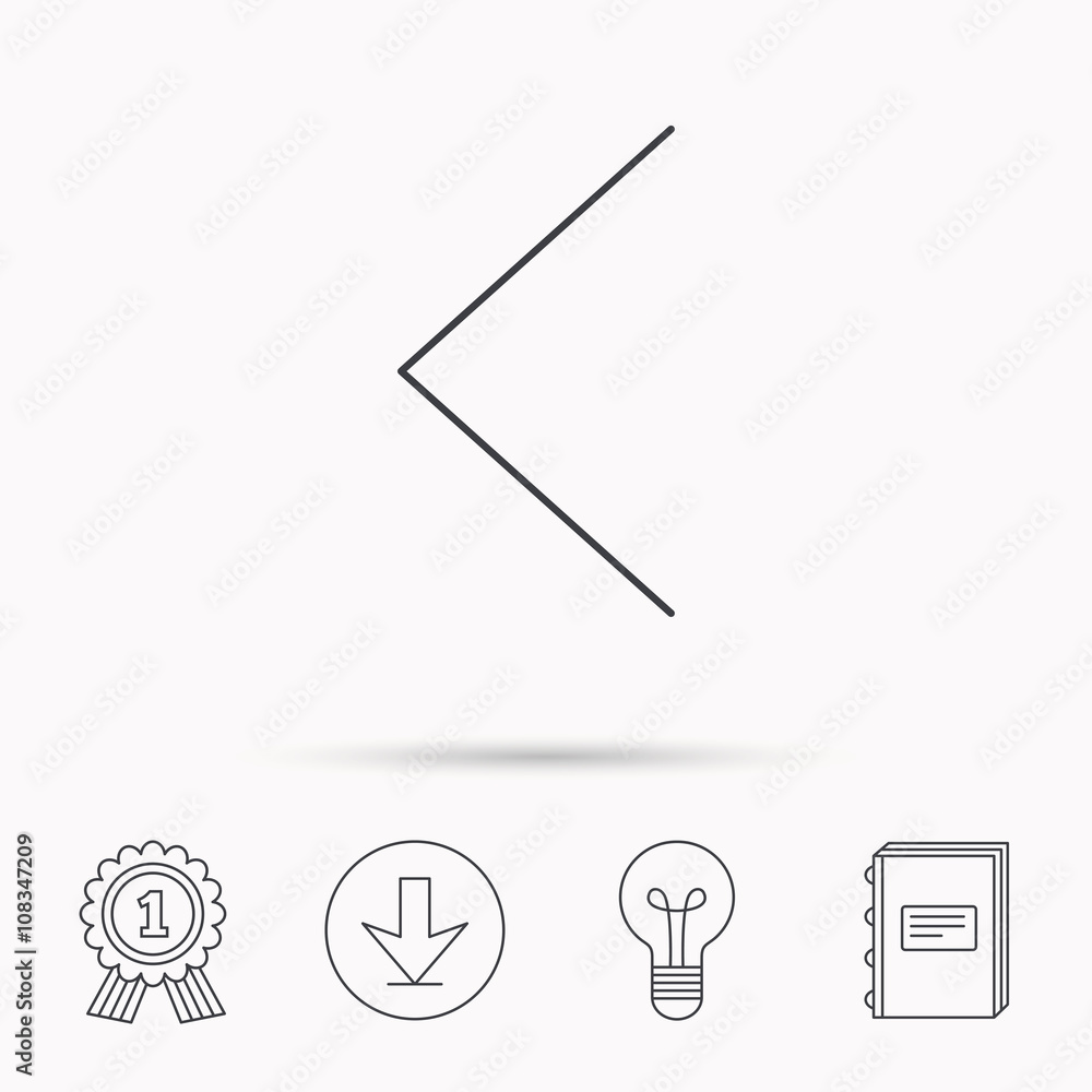 Left arrow icon. Previous sign. Left arrow icon. Previous sign.