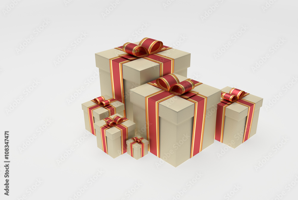 Obraz premium collection of presents