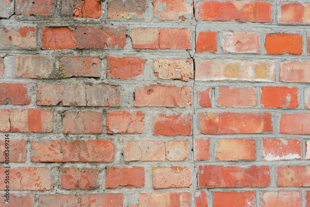 Brick texture with scratches and cracks Brick texture with scratches and cracks
