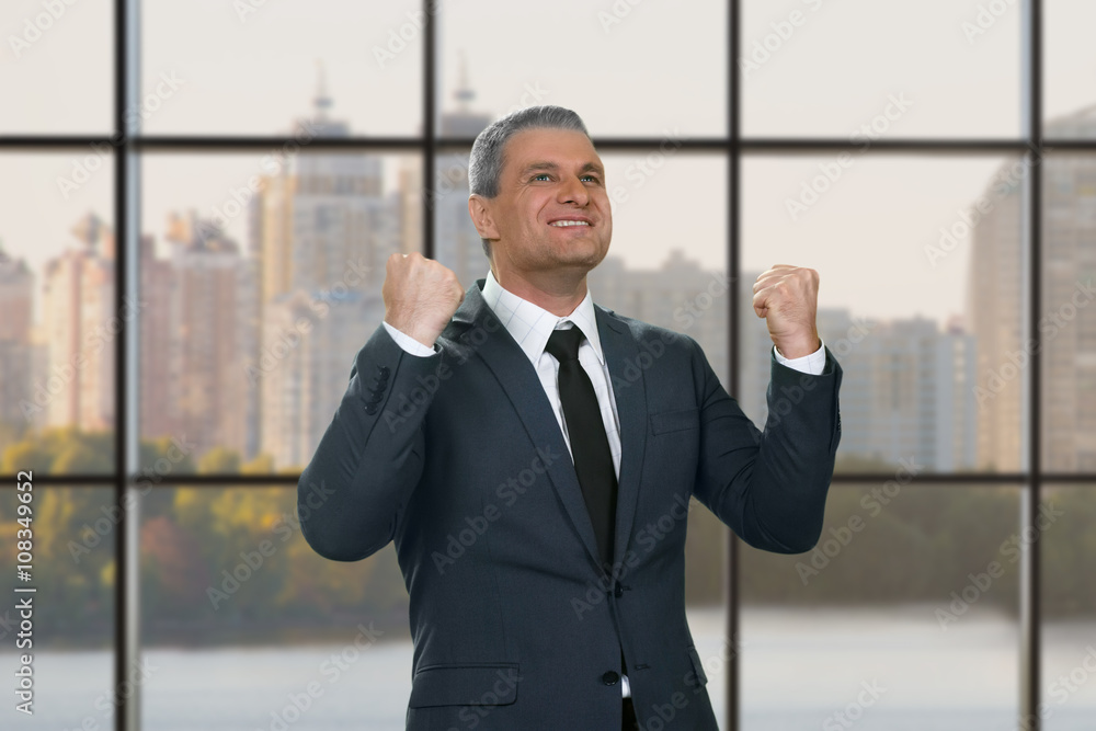 Adult businessman smiling happily. Smiling man on city background. Work hard become better. Struggle and evolution. Adult businessman smiling happily. Smiling man on city background. Work hard become better. Struggle and evolution.