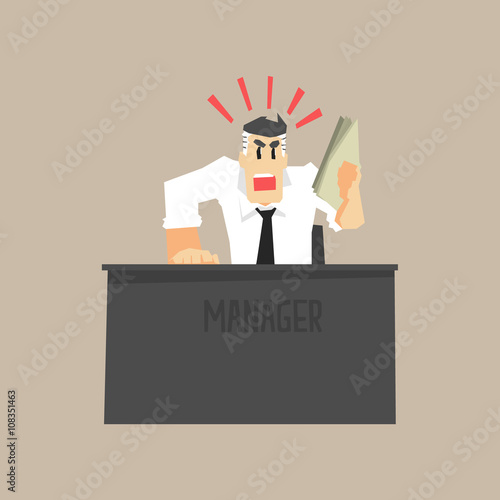 Angry Top Manager