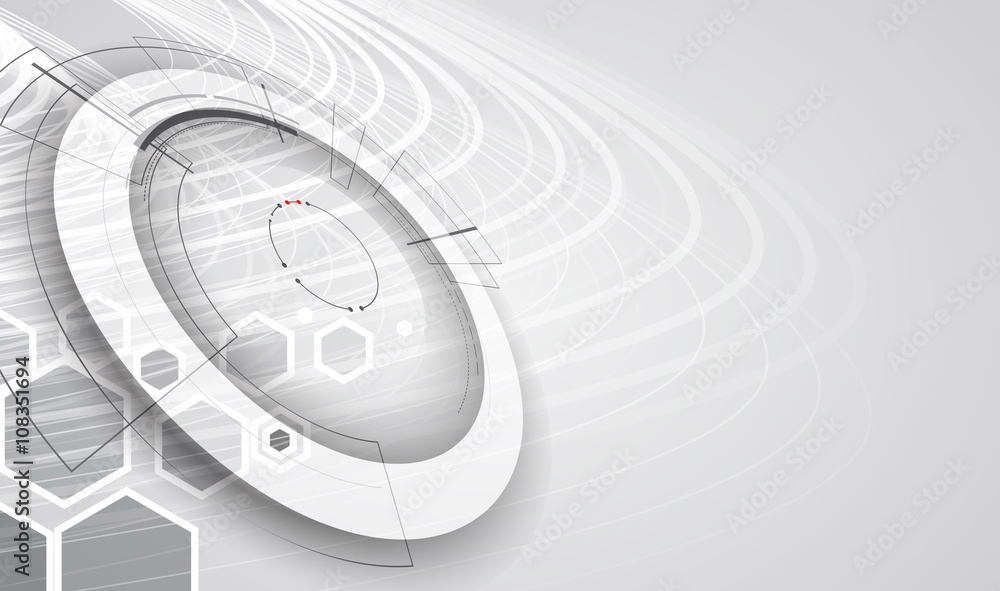 Fototapeta premium abstract technology background Business & development direction