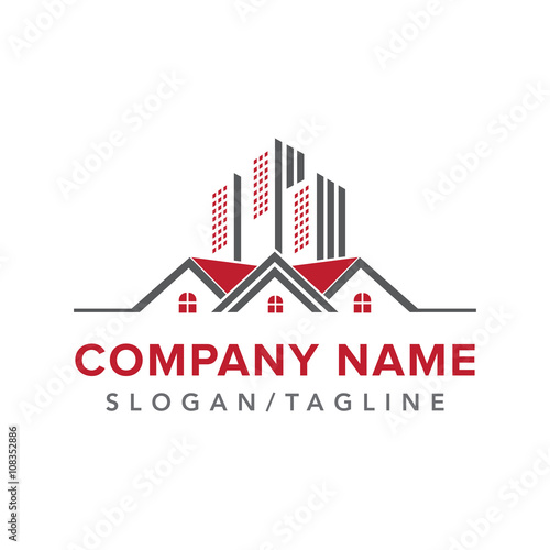 House and real estate vector logo