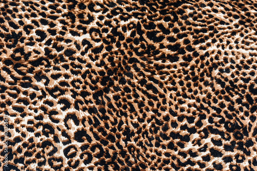 texture of print fabric striped leopard