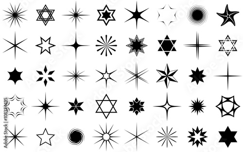 Vector stars collection