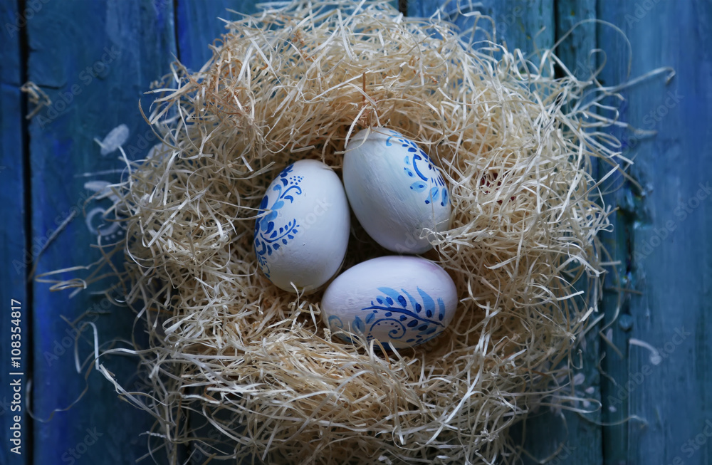 Obraz premium Easter eggs photo