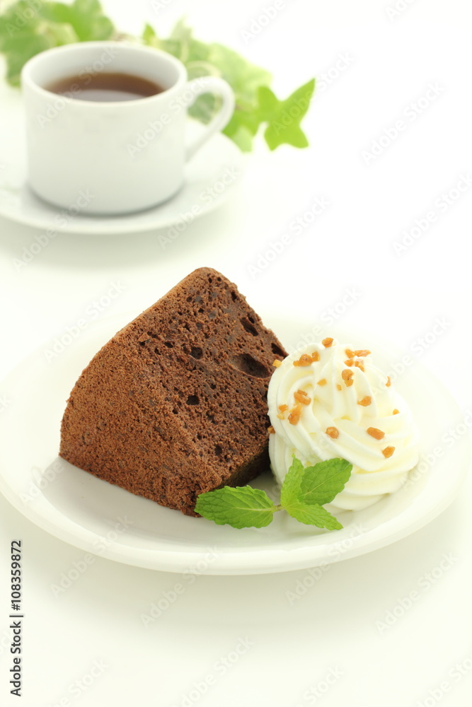 チョコレートシフォンケーキ チョコレートシフォンケーキ