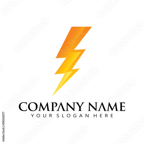 Lightning Logo Icon 