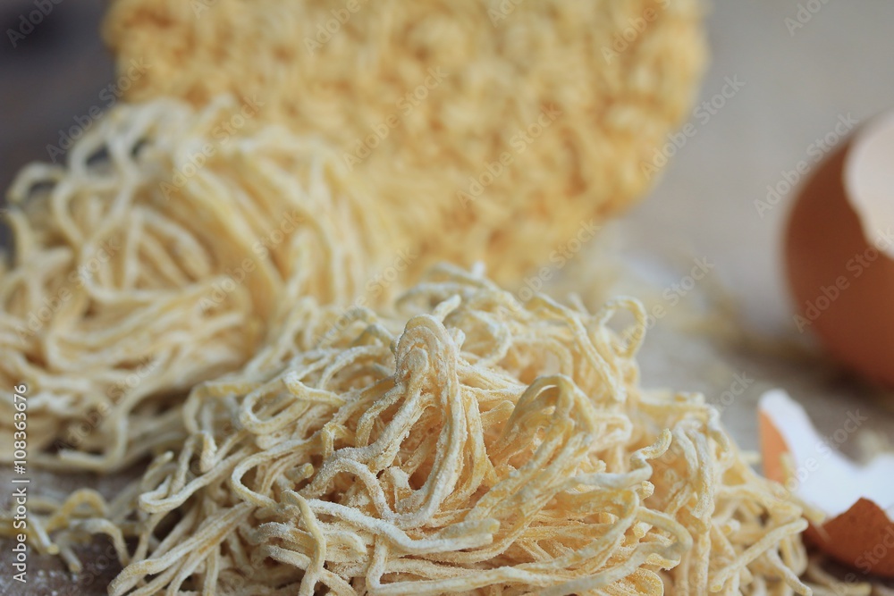 noodles and dried instant noodle