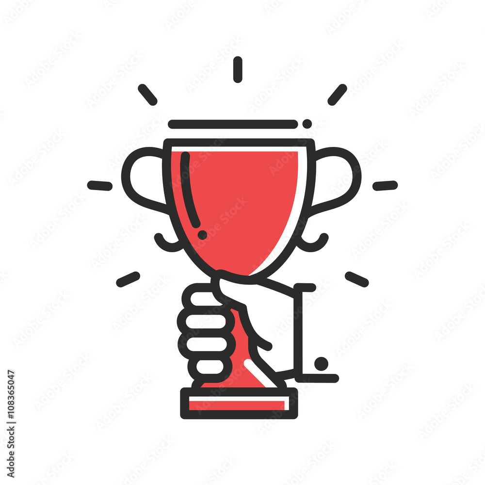 Champion cup award single icon Champion cup award single icon
