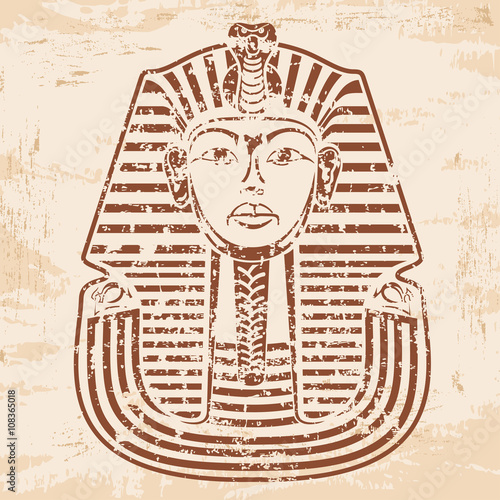 Egyptian Pharaoh's mask.