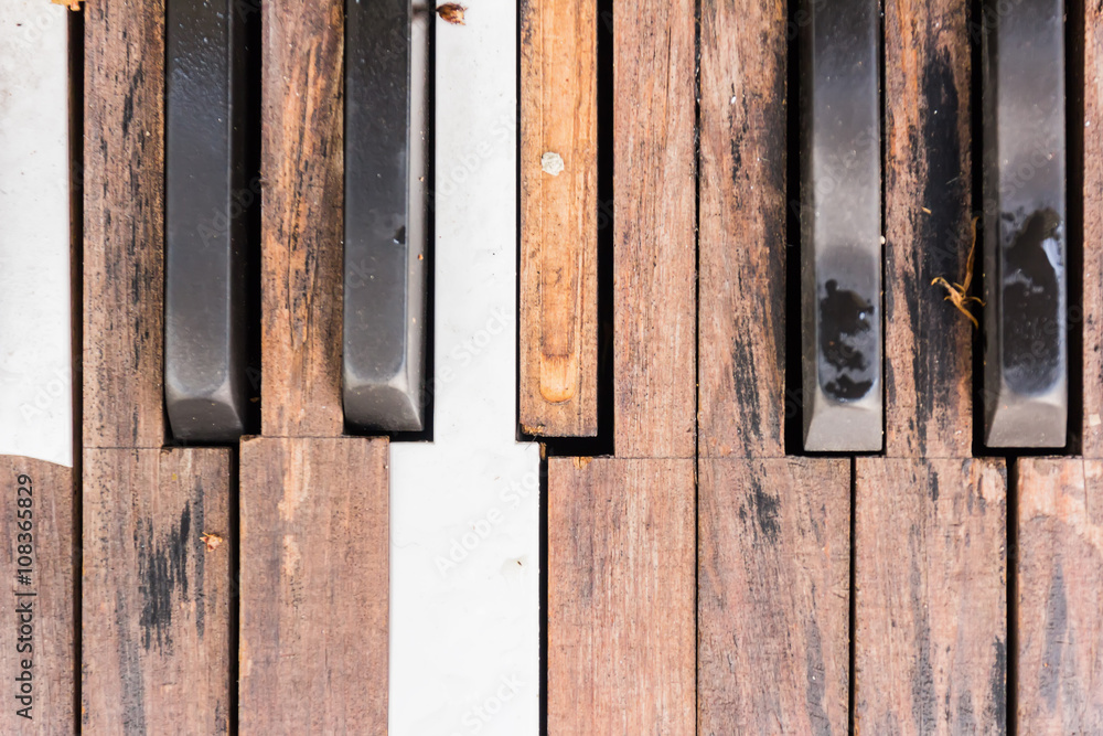 Broken Old Piano Keys Broken Old Piano Keys