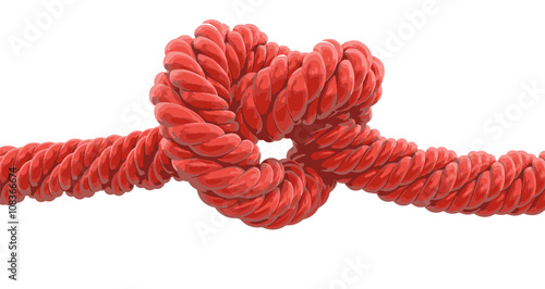 Tied knot	