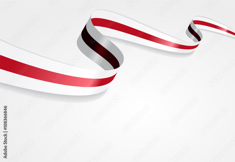 Fototapeta premium Belorussian flag background. Vector illustration.