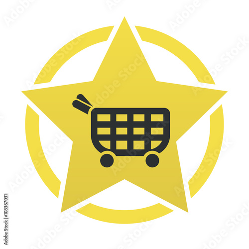 Icona E-commerce - Stella nel Cerchio