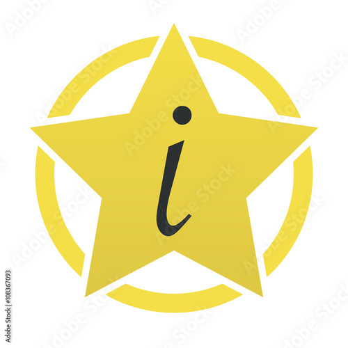 Icona Info - Stella nel Cerchio