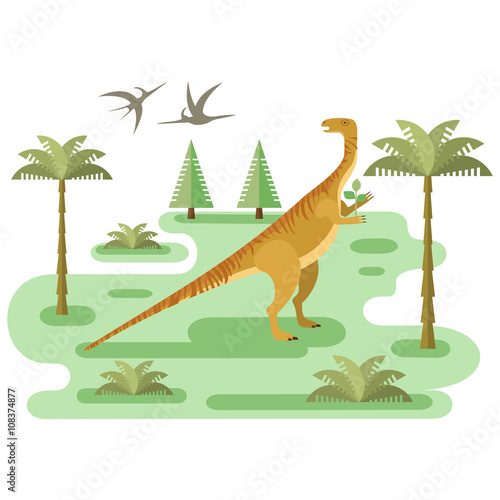 Large Plateosaurus