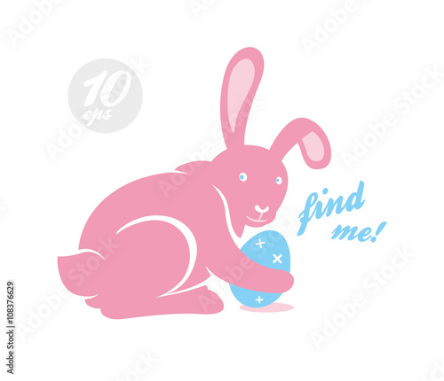 Rose easter Bunny hide and Seek