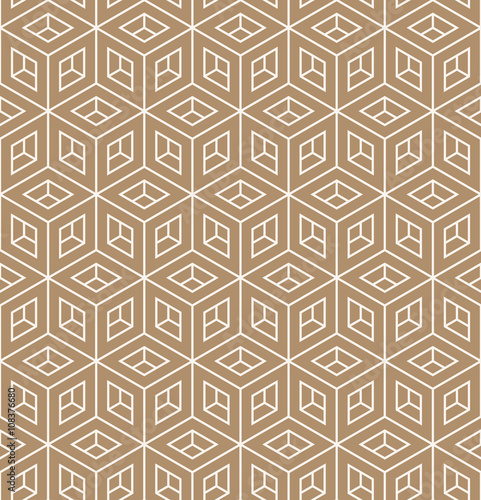 isometric brown cube grid pattern.